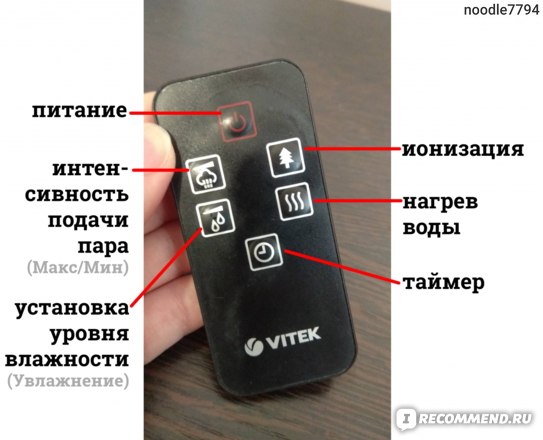 Увлажнитель воздуха VITEK Airo2 фото