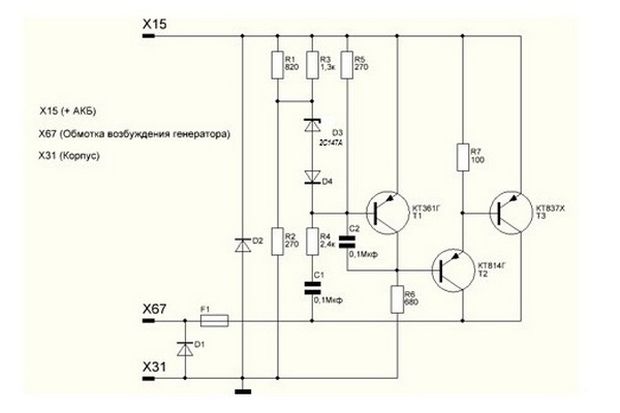 Стабилизаторы напряжения схема