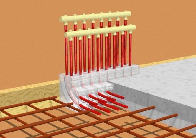 Конструкция водяного теплого пола