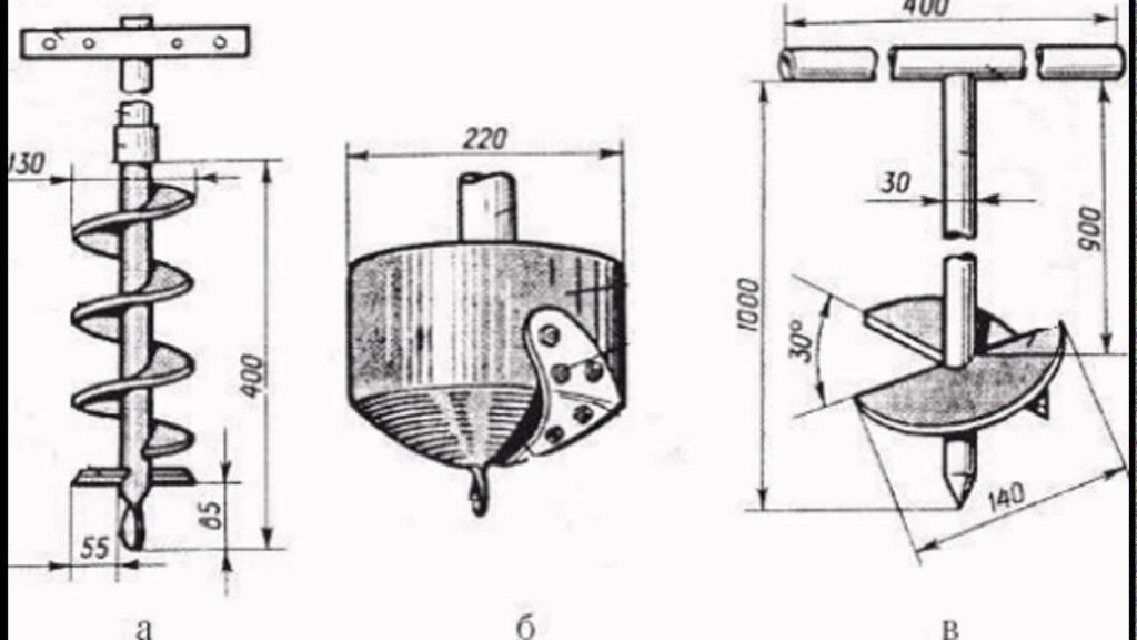 Земляной бур из перфоратора своими руками