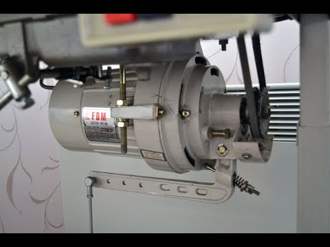 Подключение промышленной швейной машинки с 380 вольт на 220 вольт через конденсатор.