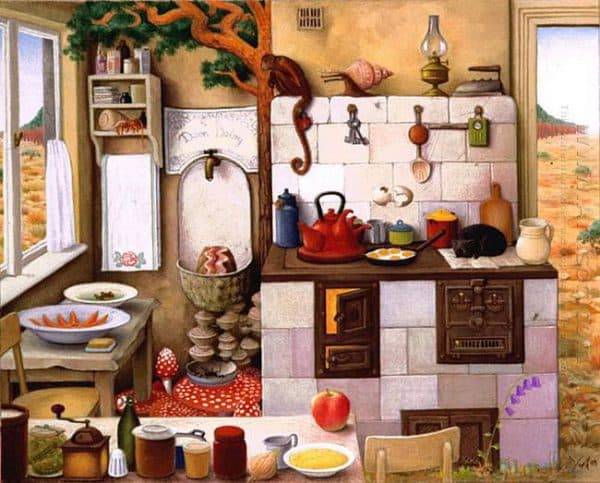 картины бабушкины тарелки на кухню