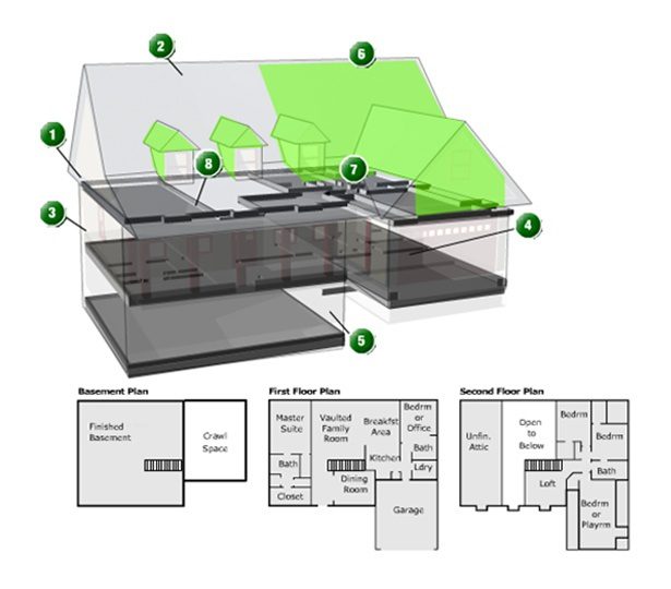 house illustration