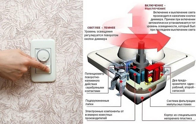 Схема диммера для ламп