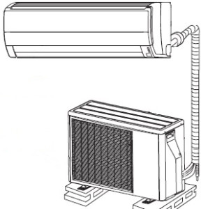 Схематика установки кондиционера