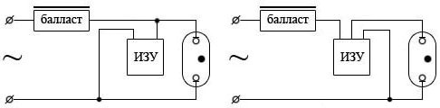 Cхемы подключения натриевых ламп