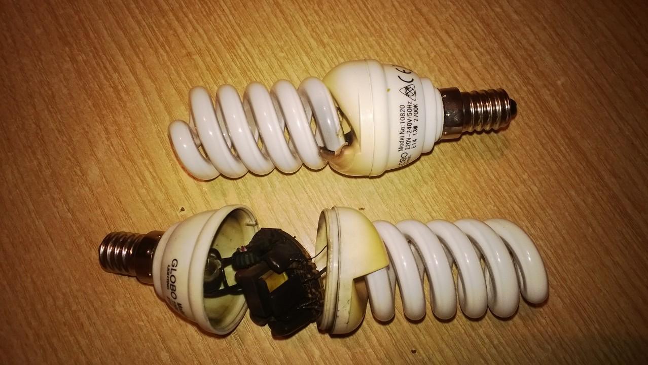 Почему горят энергосберегающие лампы