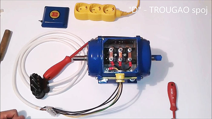 Подключение трехфазного электродвигателя к однофазной сети