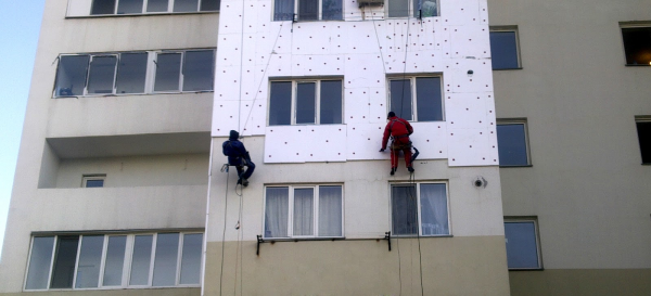 Утепление стен в панельном доме