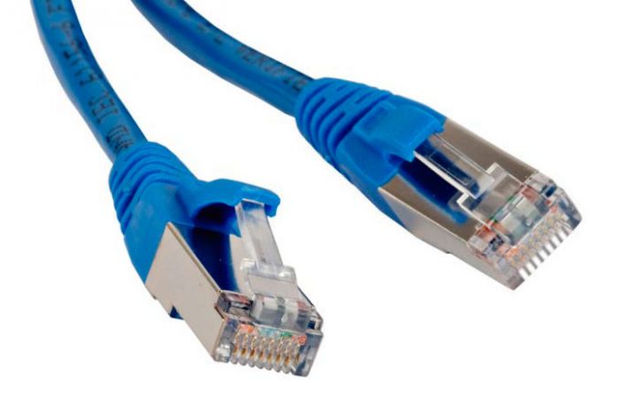 Соединение кабеля интернета по цветам