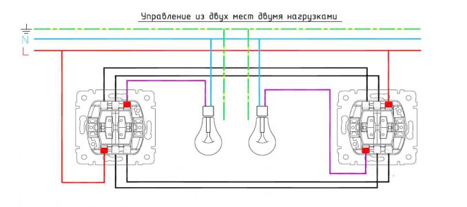 Как подключить тумблер с двумя контактами