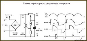 Регулятор мощности тиристорный