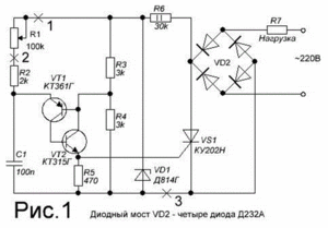 Характеристики тиристорных устройств