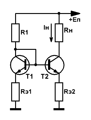 Источники тока на полевых и биполярных транзисторах