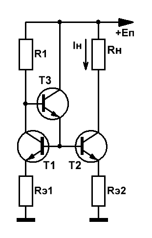 Источники тока на полевых и биполярных транзисторах
