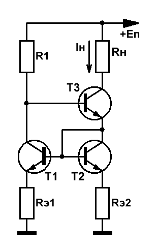 Источники тока на полевых и биполярных транзисторах