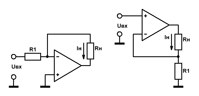 Источники тока на операционных усилителях