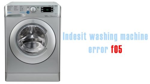Indesit washing machine error f05