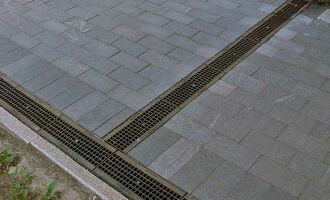 Лотки бетонные водоотводные с решетками