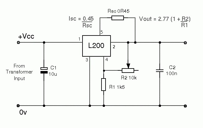 LM317 стабилизатор тока 