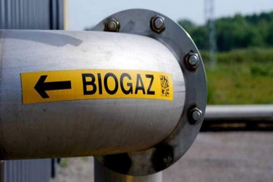 труба с биогазом